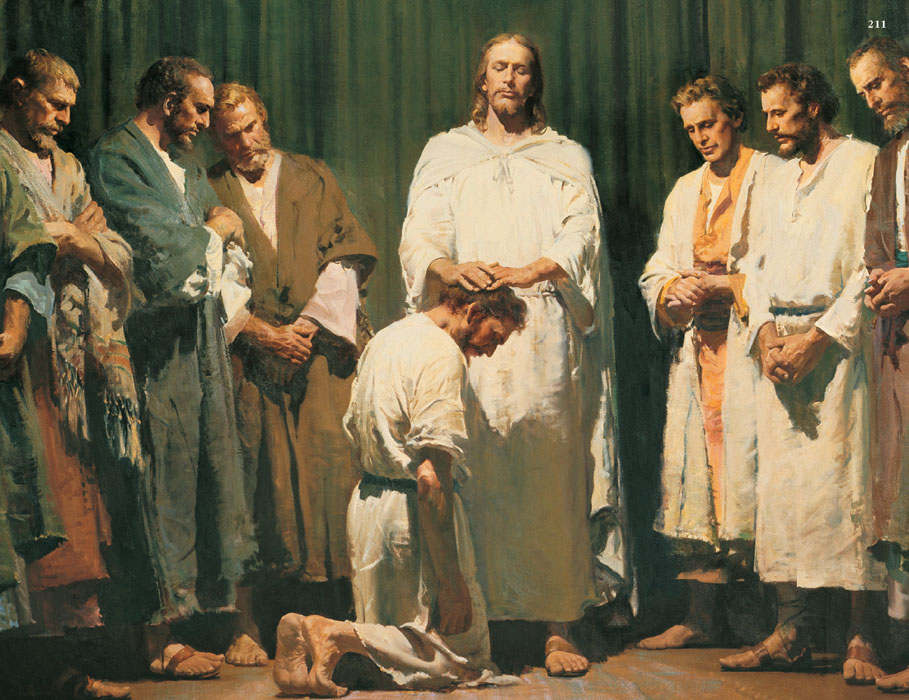 Jesus Christ ordaining the Twelve Apostles