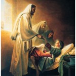 Jesus Raising Jarius' Daughter