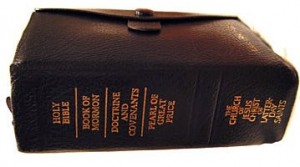 Mormon scriptures include the Holy Bible, the Book of Mormon, Doctrine and Covenants, and the Pearl of Great Price